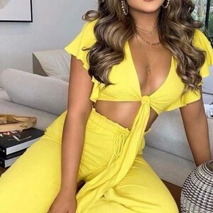 Crop Top Two Piece Set